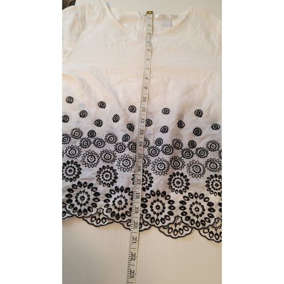 Design History Cotton Bell Sleeve Top Size Small Summer Top - Picture 4 of 9